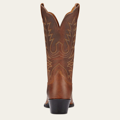 Ariat Botte Western Heritage R Toe brun vieilli Femme