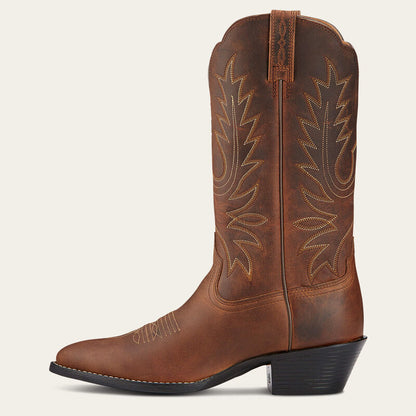 Ariat Botte Western Heritage R Toe brun vieilli Femme