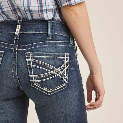 Ariat Jean coupe botte extensible à taille mi-haute R.E.A.L. Entwined Femme