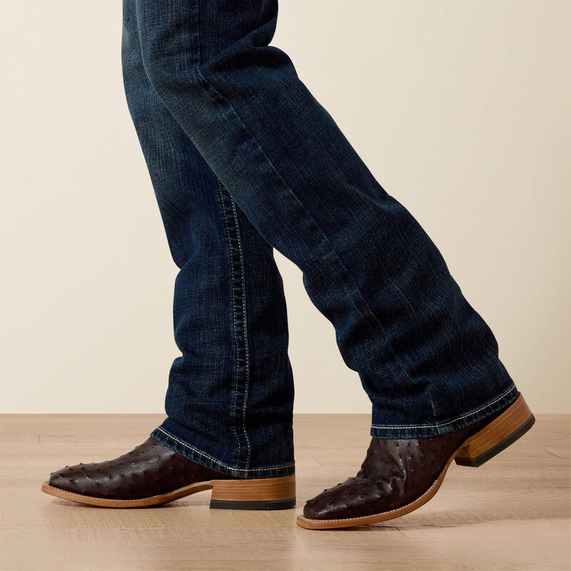 Ariat Jean M4 taille basse extensible coupe bottillon Adkins – TURNOUT Homme
