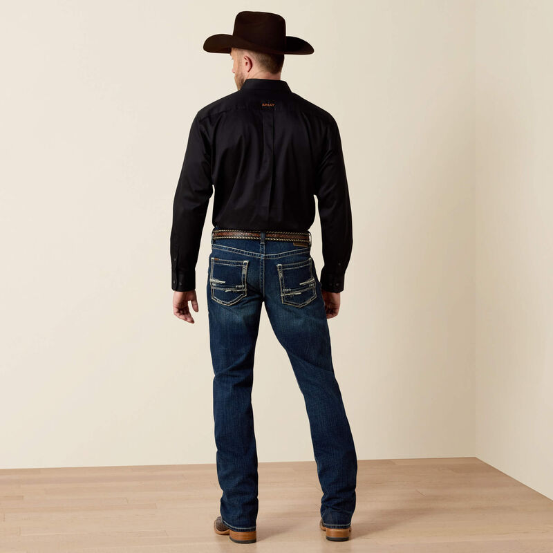 Ariat Jean M4 taille basse extensible coupe bottillon Adkins – TURNOUT Homme