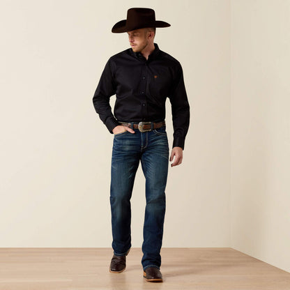 Ariat Jean M4 taille basse extensible coupe bottillon Adkins – TURNOUT Homme