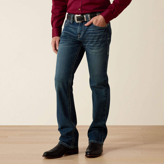 Ariat Jean M7 Rocker extensible Coltrane à jambe droite empilable  Silverton Homme
