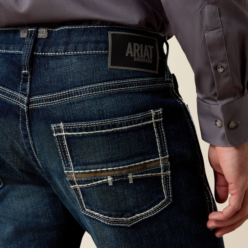 Ariat Jean M5 Slim extensible Coltrane à jambe droite empilable Nightingale Homme
