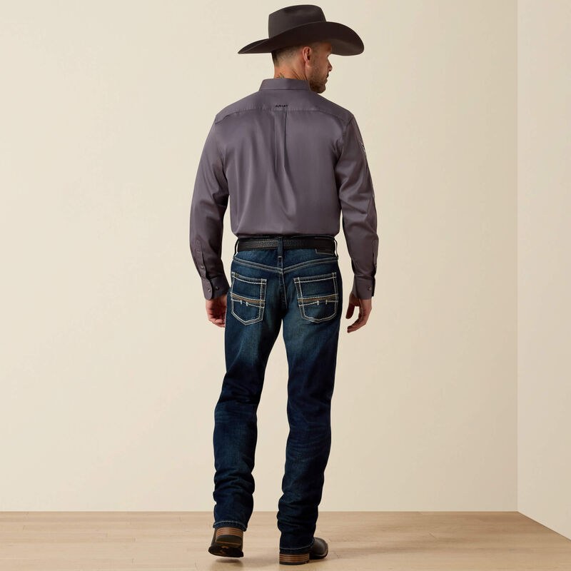Ariat Jean M5 Slim extensible Coltrane à jambe droite empilable Nightingale Homme
