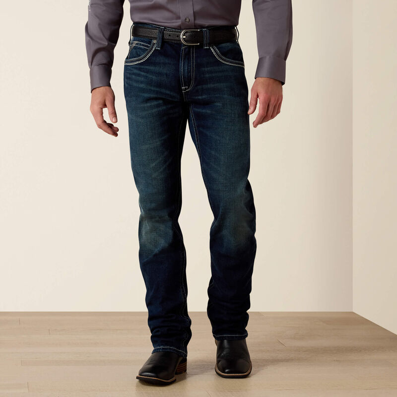 Ariat Jean M5 Slim extensible Coltrane à jambe droite empilable Nightingale Homme