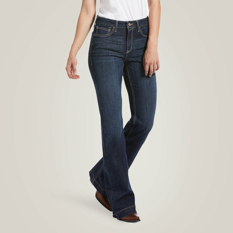 Ariat Pantalon Ella coupe slim à jambe large Rascal Femme