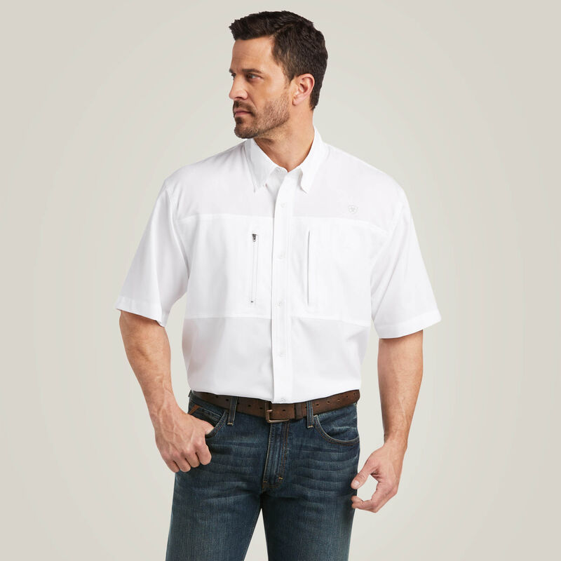 Ariat Chemise VentTEK Classic Fit Blanc Homme