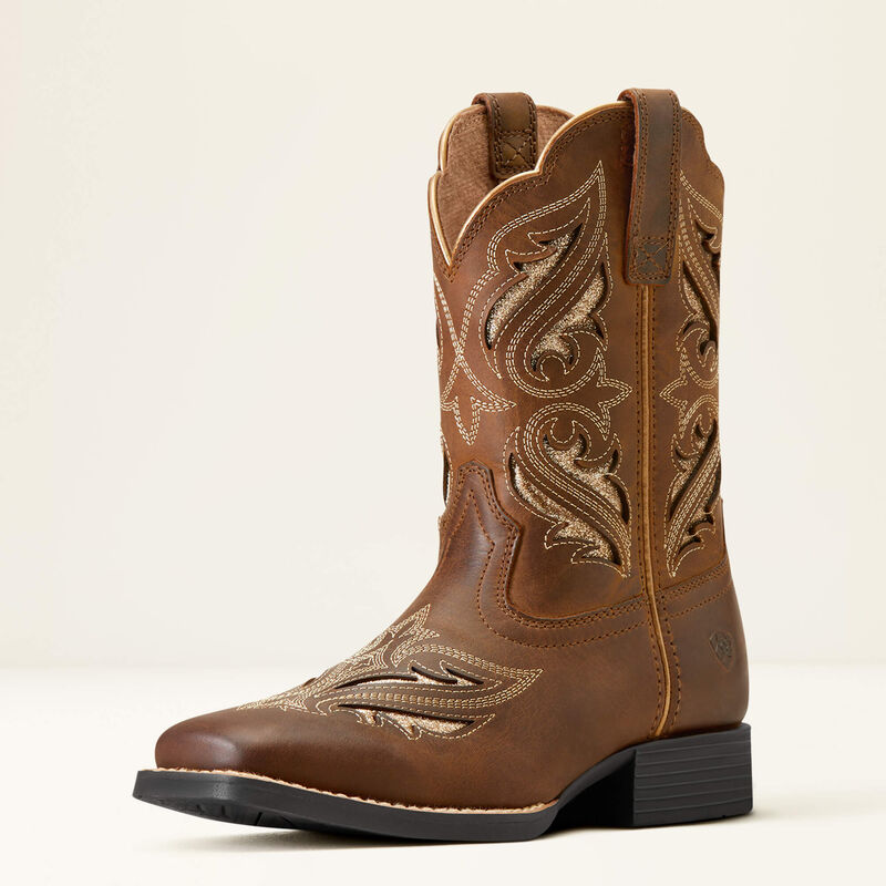 Ariat Round Up Bliss – Bottes Western Marron Sassy Enfant