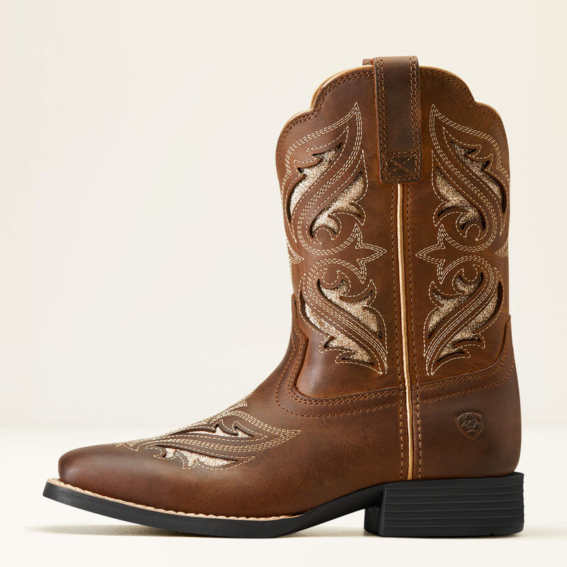 Ariat Round Up Bliss – Bottes Western Marron Sassy Enfant