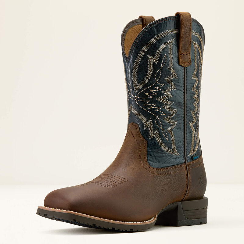 Ariat Botte Cowboy Hybrid Ranchwork Imperméable à bout carré large Homme