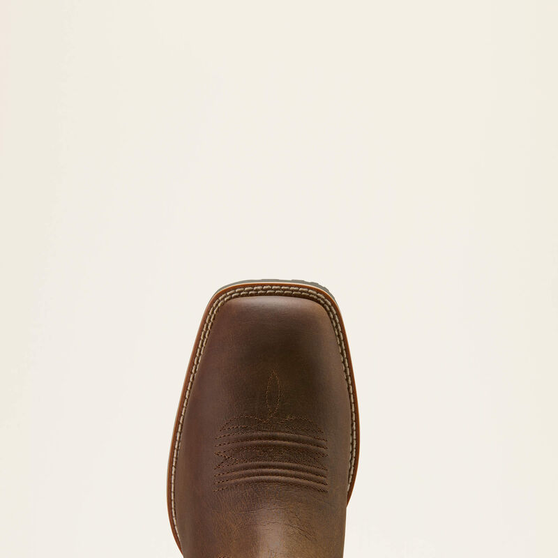 Ariat Botte Cowboy Hybrid Ranchwork Imperméable à bout carré large Homme