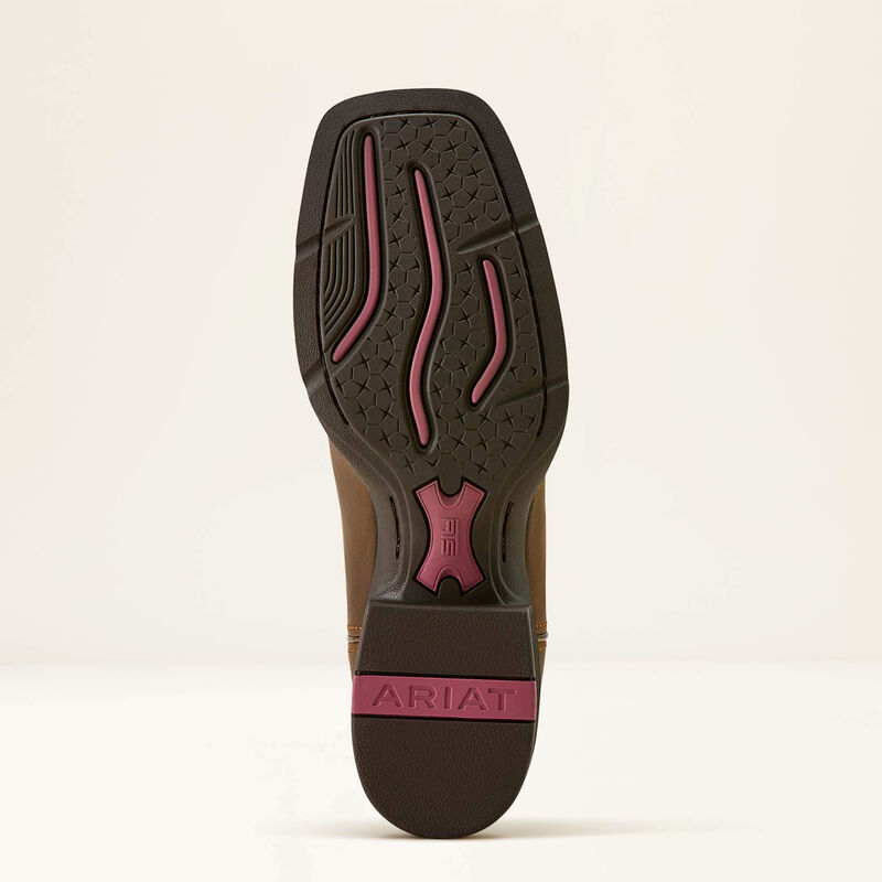 Ariat Botte western WMS Round Up StretchFit à bout carré large Femme
