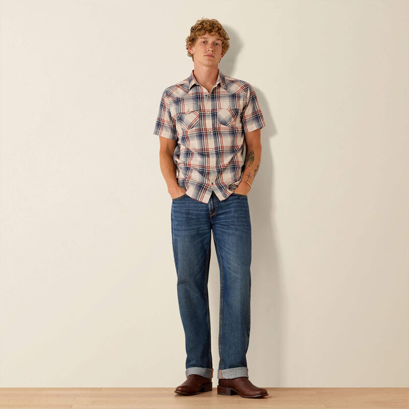 Ariat Chemise ajustée à boutons-pression Retro Haines Homme