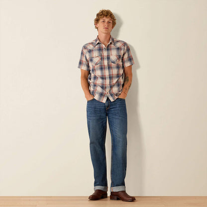 Ariat Chemise ajustée à boutons-pression Retro Haines Homme