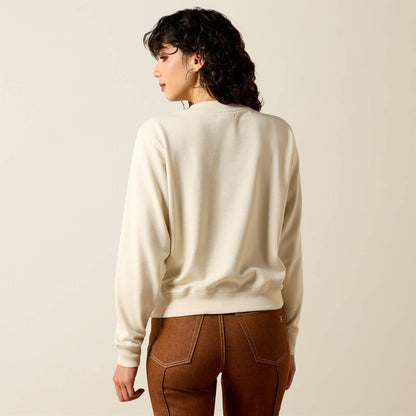 Ariat Chandail col rond essentiel Femme Sable d’été