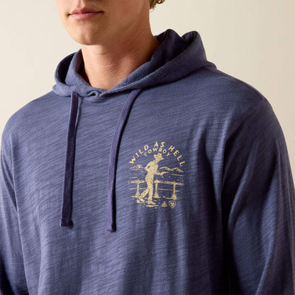 Ariat Hoodie rétro léger Homme Ombre nocturne