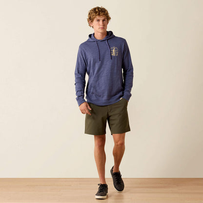 Ariat Hoodie rétro léger Homme Ombre nocturne