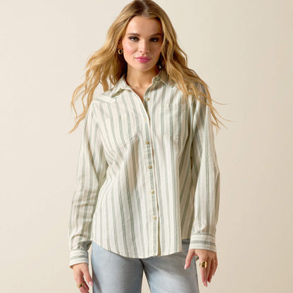Ariat Chemise Billie Jean Femme Rayures marines