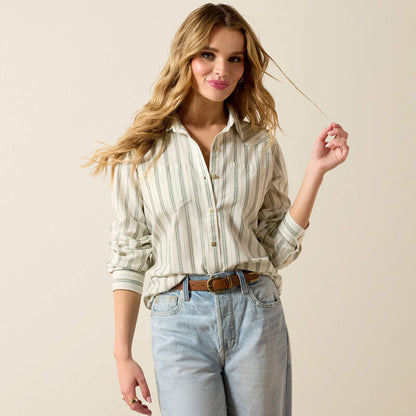 Ariat Chemise Billie Jean Femme Rayures marines
