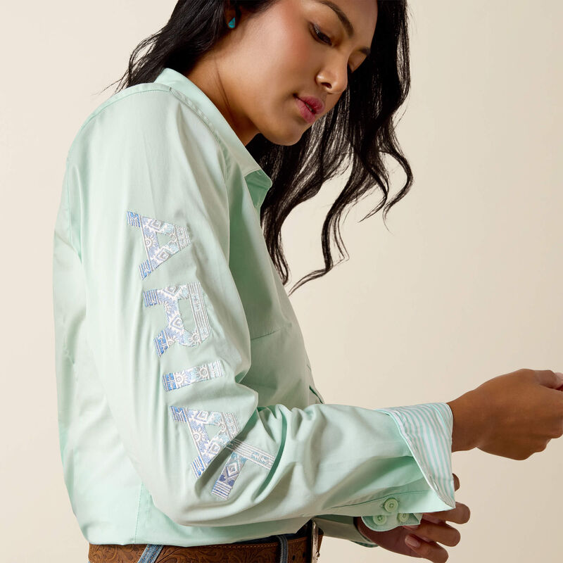Ariat Chandail Team Kirby Femme Aqua poudré