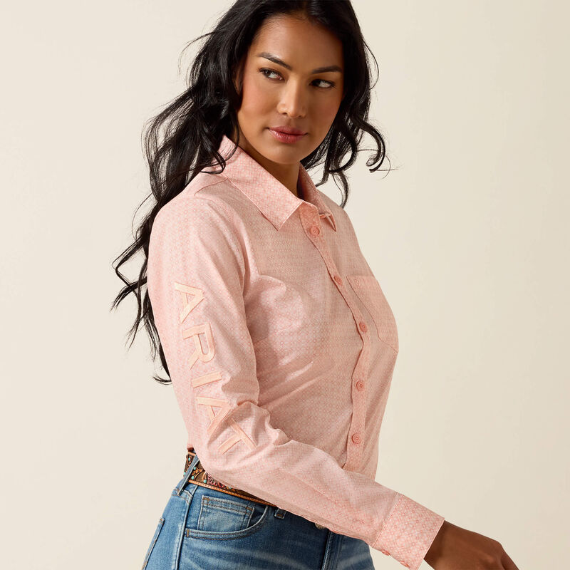 Ariat Chandail Team Kirby Femme Motif géométrique pêche tropicale