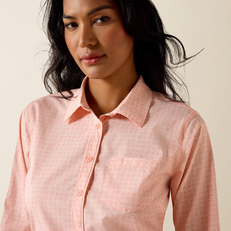 Ariat Chandail Team Kirby Femme Motif géométrique pêche tropicale