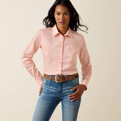 Ariat Chandail Team Kirby Femme Motif géométrique pêche tropicale