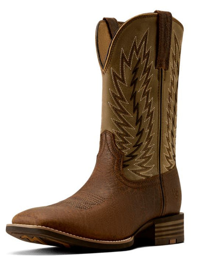 Ariat Botte de cowboy Driggs pour homme à bout carré large