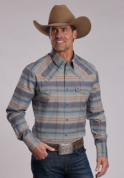 Stetson Chemise à carreaux à rayures pour Homme