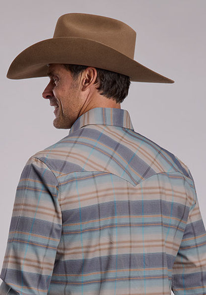Stetson Chemise à carreaux à rayures pour Homme