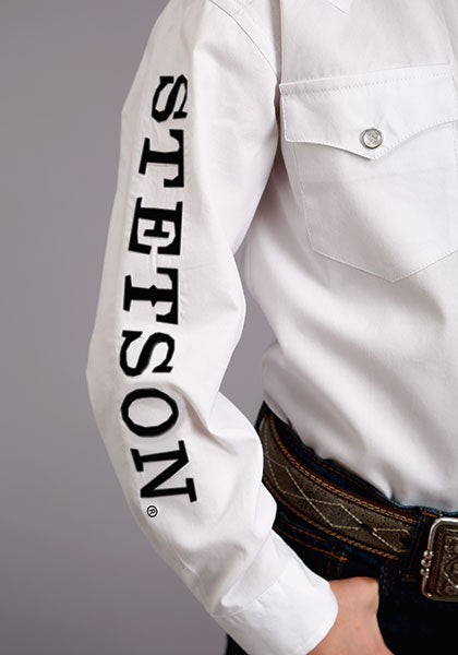 Stetson chemise Blanche Pour Garçons