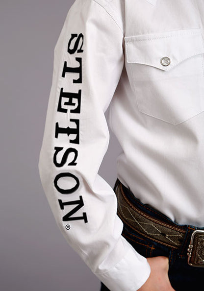 Stetson chemise Blanche Pour Garçons