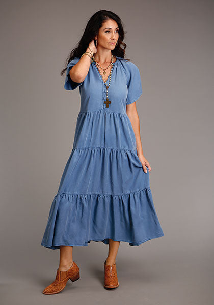 Stetson, Robe Longue en Jean