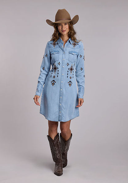 Robe en denim pour femme Stetson