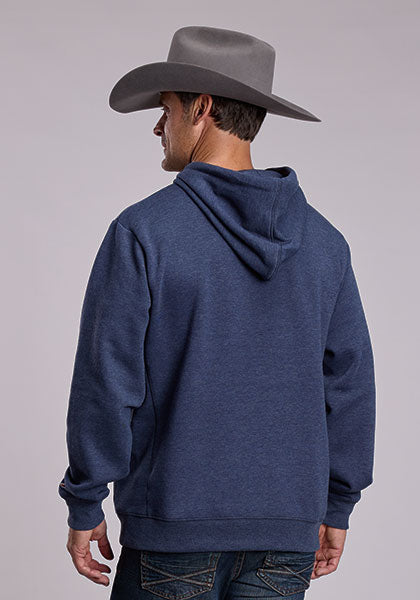 Stetson Sweat à capuche homme bleu marine