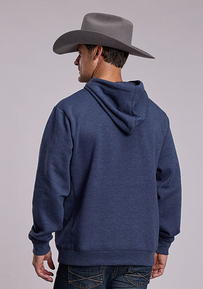 Stetson Sweat à capuche homme bleu marine