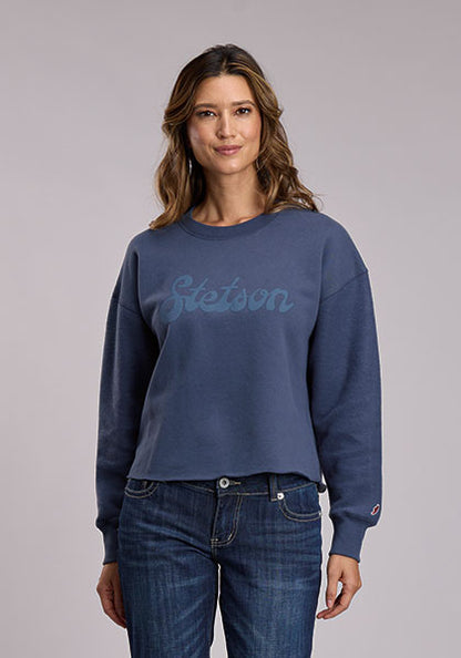 Stetson Sweat-shirt mi-long à col rond pour femme
