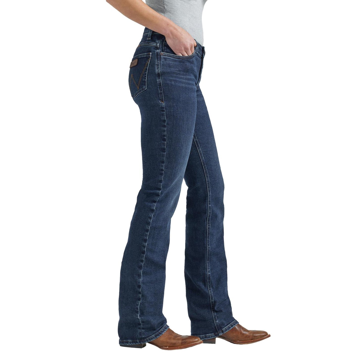 Wrangler Ultimate Riding Jean Willow Bootcut Taille mi-haute Traci pour Femme