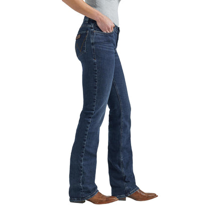 Wrangler Ultimate Riding Jean Willow Bootcut Taille mi-haute Traci pour Femme