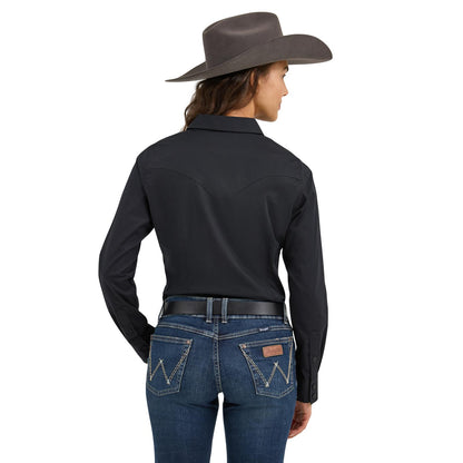 Wrangler Retro Chemise pour femme Noire