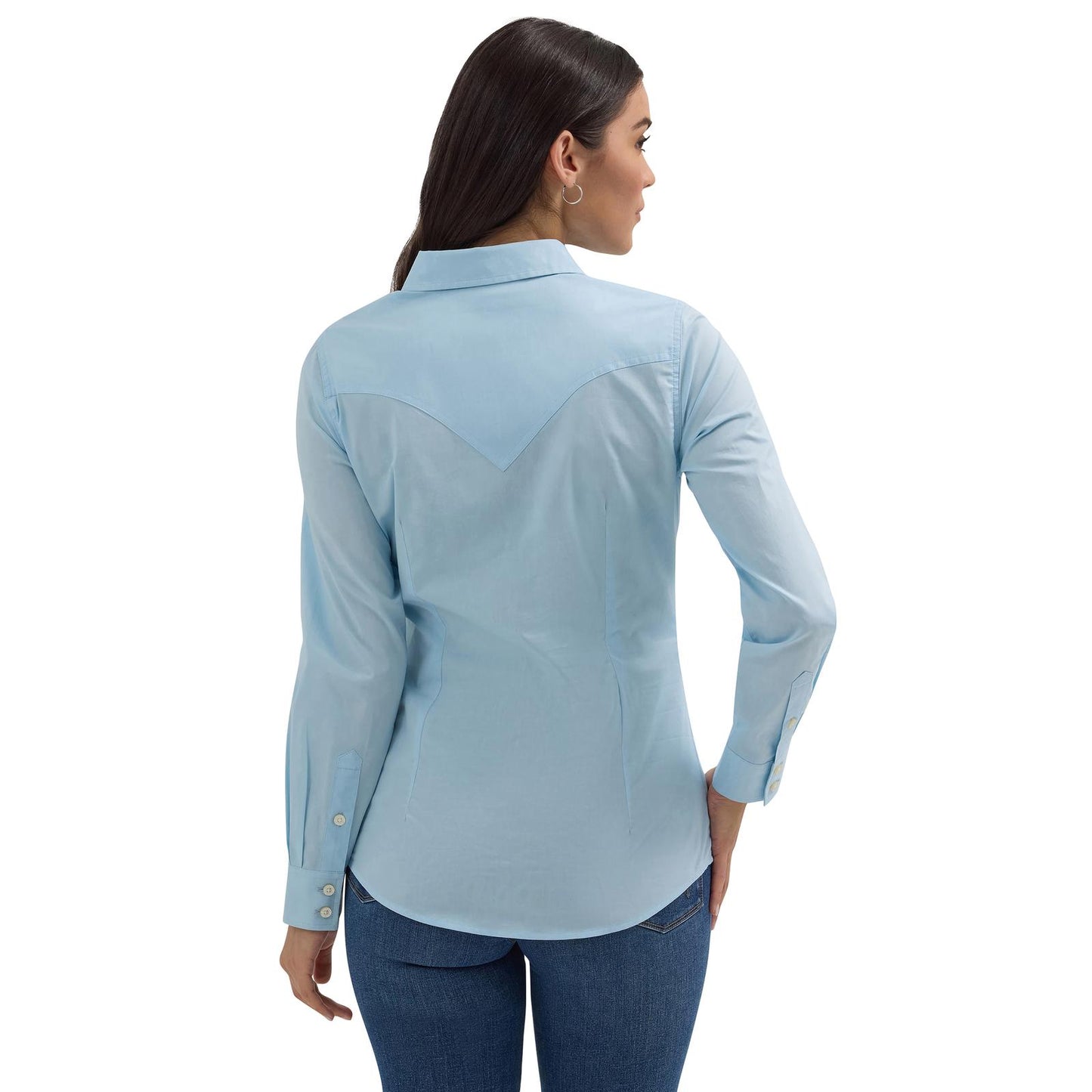 Wrangler Retro Chemise pour femme Bleu Ciel