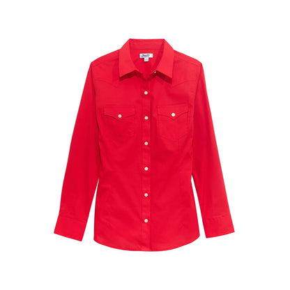 Wrangler Retro Chemise pour femme Rouge