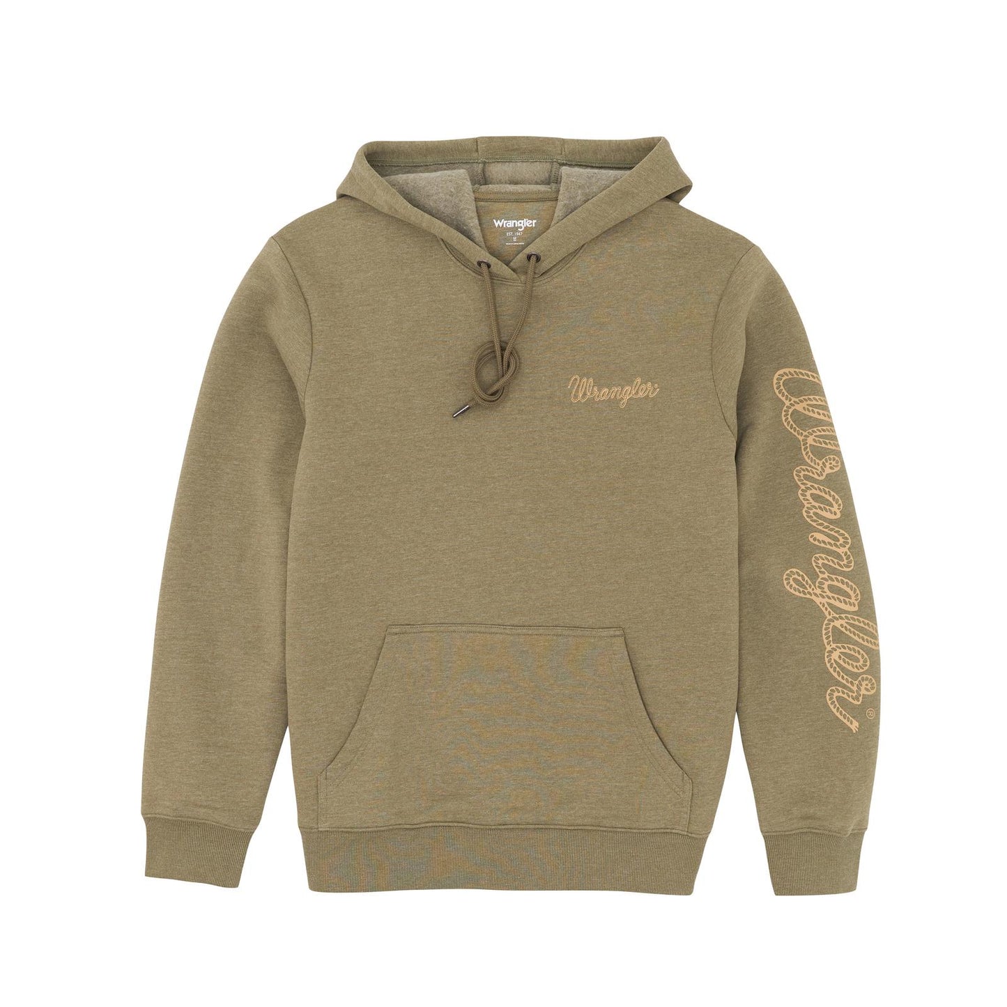 Wrangler Coton ouaté Logo Rope, Olive