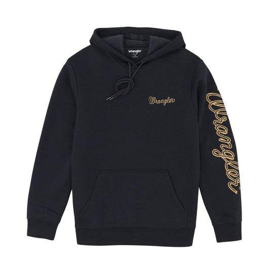 Wrangler Coton Ouaté Logo Rope, Noir