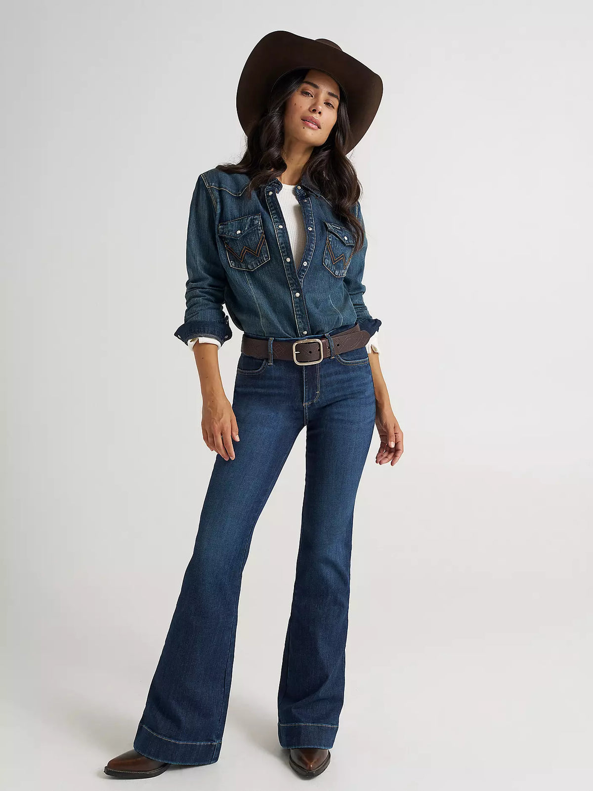Wrangler BESPOKE Jeans pantalons taille haute pour femmes