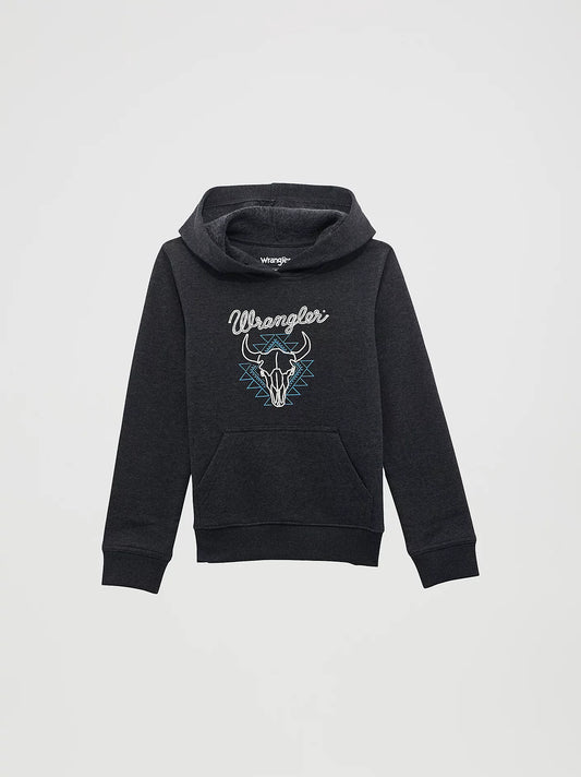 Wrangler Coton ouaté Logo Rope et tête de Buffle pour jeune