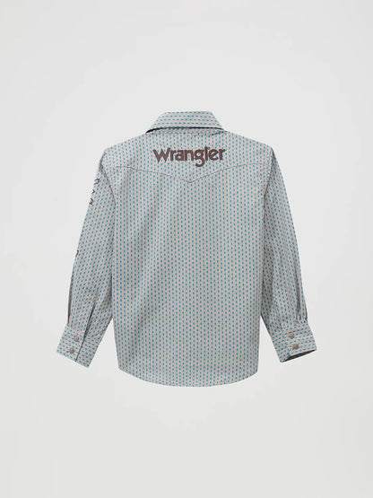Wrangler  Chemise manches longues Peacock pour Jeune