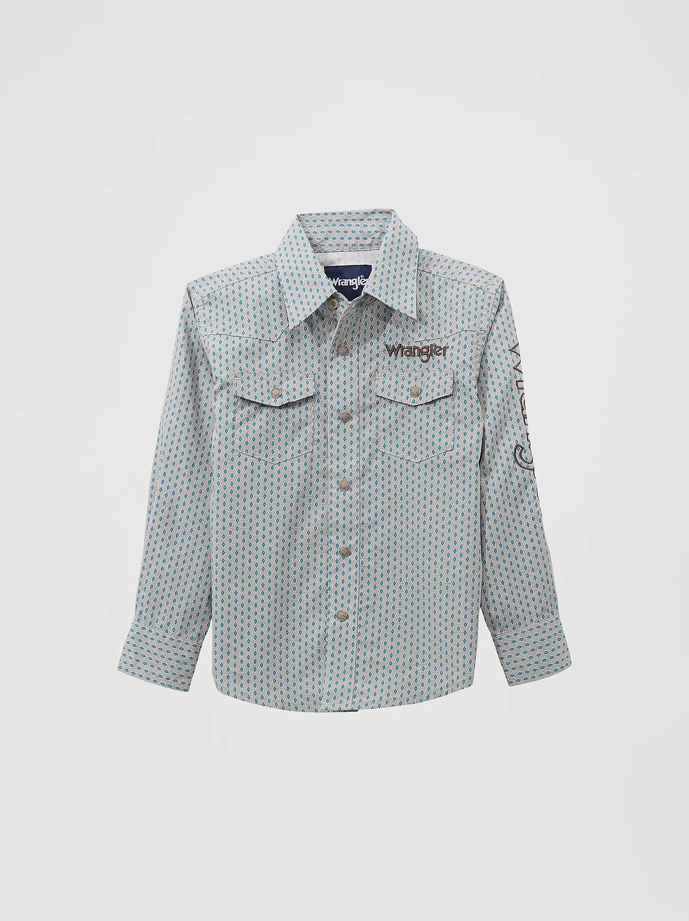 Wrangler  Chemise manches longues Peacock pour Jeune