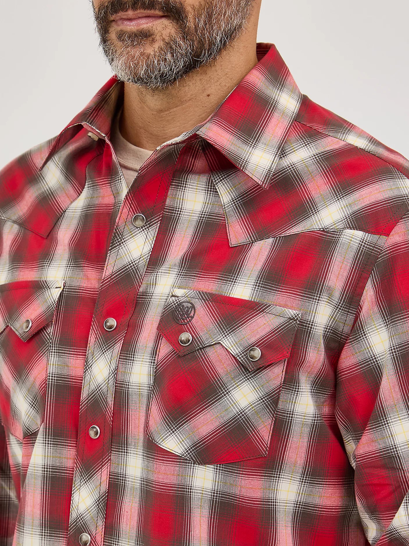 Wrangler Retro Chemise à Carreaux Firetruck Red pour Homme